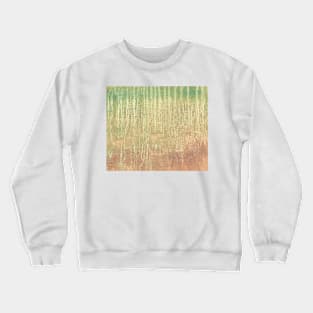 Green Ochre Abstract Art Crewneck Sweatshirt